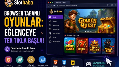 Tarayıcı tabanlı oyunların yükselişi blog yazısı kapak görseli