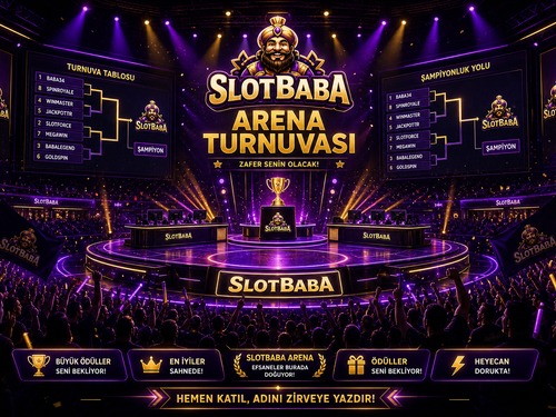 Slotbaba arena turnuva sahnesi