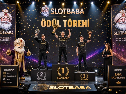 Slotbaba ödül töreni sahnesi