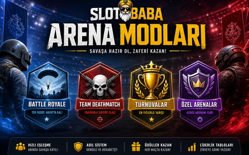 Slotbaba arena oyun modları görseli