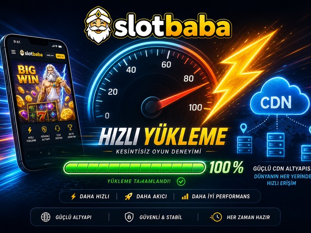 Slotbaba mobil performans ve hızlı yükleme görseli