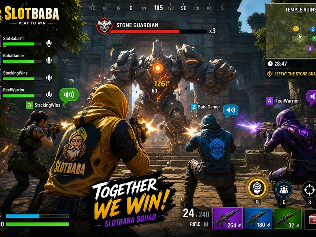 Slotbaba multiplayer takım oyunu sahnesi