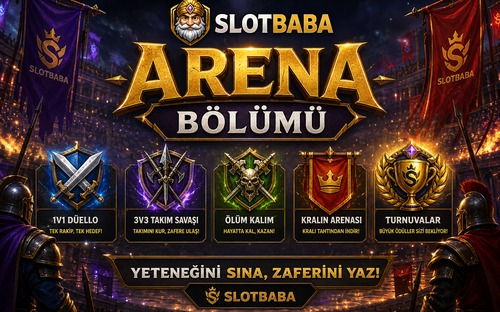 Slotbaba arena oyun bölümü görseli