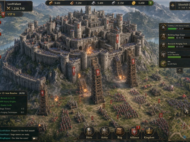 Kingdom Siege Online ortaçağ kale strateji oyunu