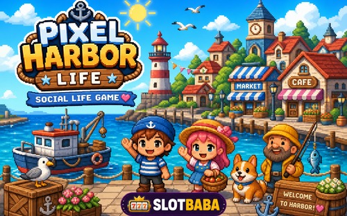 Pixel Harbor Life sosyal yaşam oyunu görseli